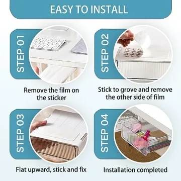 Under Desk Storage Drawer Organizer for Clutter-Free Workspace