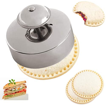 Stainless Steel Sandwich Cutter and Sealer - Uncrustable Maker for Kids