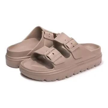 Comfortable FUNKYMONKEY EVA Slides for Women Non-Slip