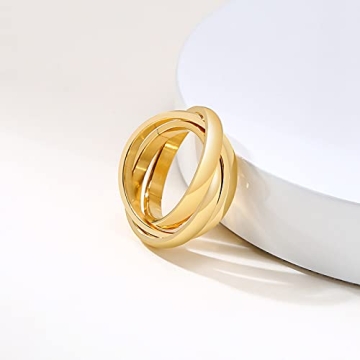 Stylish JAJAFOOK Triple Band Ring for Women | Gift Ready