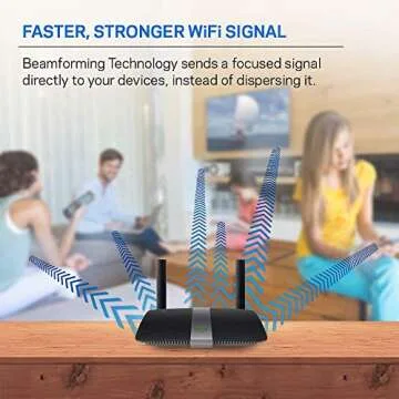 Linksys AC4000 Max-Stream Router - Fast Wi-Fi Performance