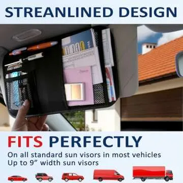 Fancy Mobility Car Sun Visor Organizer with 5-Year Warranty
