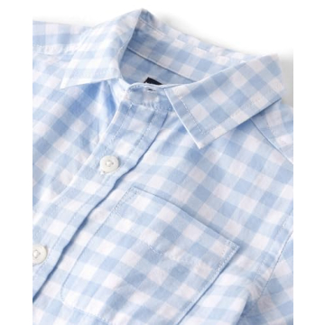 Children's Place Toddler Poplin Button Down Shirt for 9-12 Months