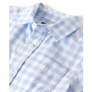 Children's Place Toddler Poplin Button Down Shirt for 9-12 Months