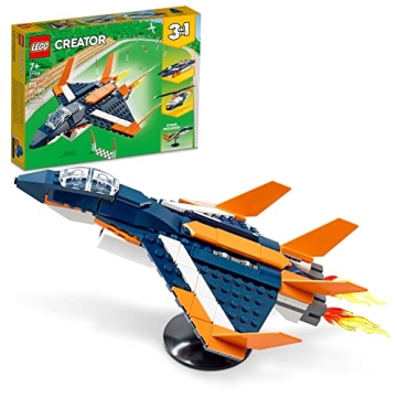 LEGO Creator Supersonic Jet Toy Set - 3 in 1 Transformable