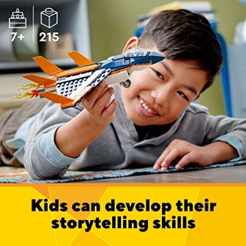 LEGO Creator Supersonic Jet Toy Set - 3 in 1 Transformable