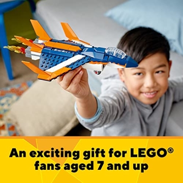 LEGO Creator Supersonic Jet Toy Set - 3 in 1 Transformable