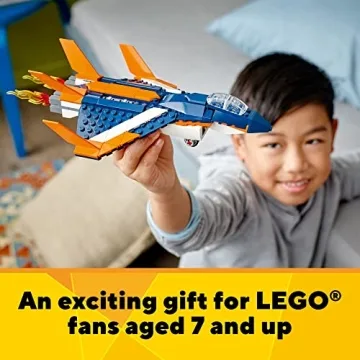LEGO Creator Supersonic Jet Toy Set - 3 in 1 Transformable