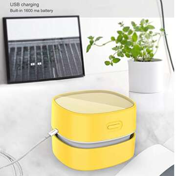 Energy Saving Desktop Vacuum Cleaner with 400 mins Power