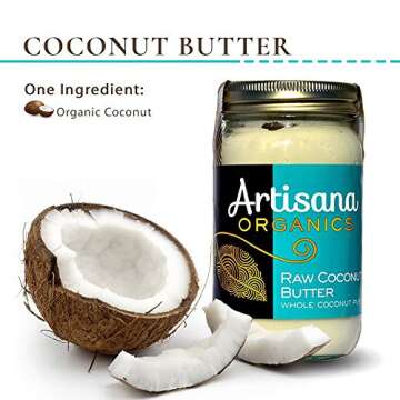 Artisana Organics Raw Coconut Butter 14 oz - Pure & Organic