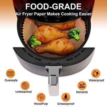 Air Fryer Liners for Ninja Air Fryer - 100 Pcs