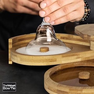 Premium Margarita Salt Rimmer Set with Lime Juicer