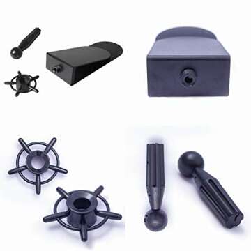 MRTOUMO Mannequin Stand With Clip Wig Stand Mannequin Head Stand Adjustable Wig Head Stand Holder For Cosmetology Mannequin Training Seat Back Clamp