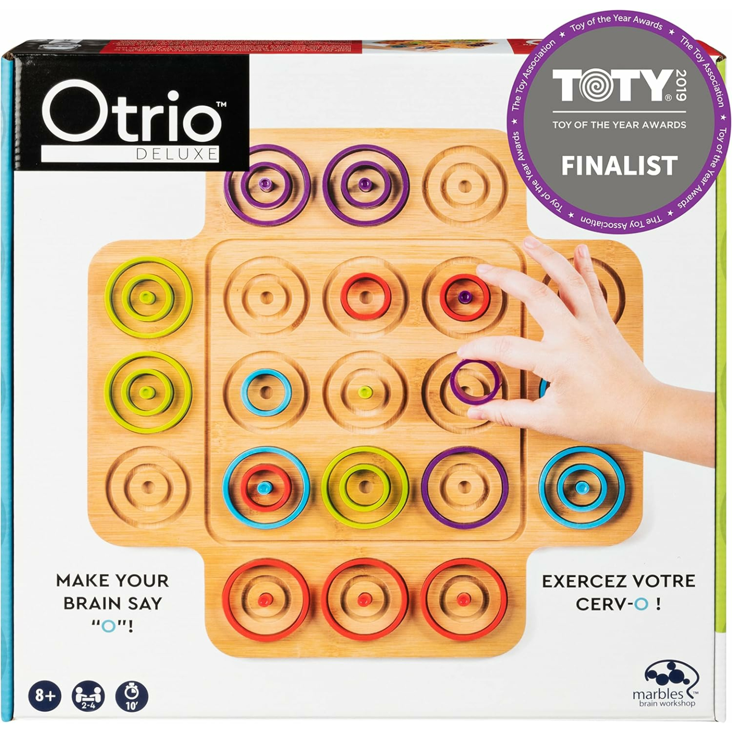 Award-Winning Otrio Wood Strategy Board Game