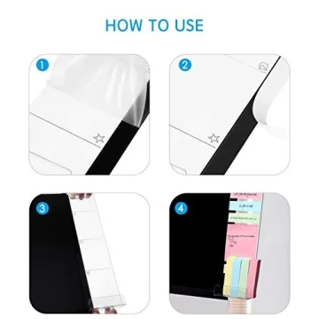 MOSISO Acrylic Memo Board for Office & Home Organization