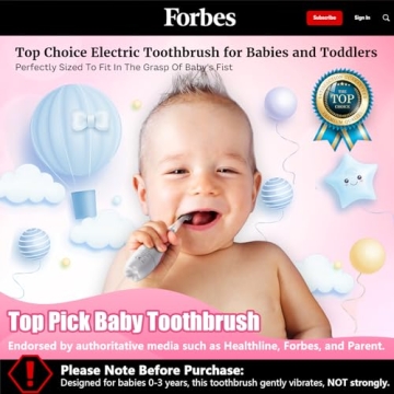 Dada-Tech Electric Toddler Toothbrush with LED Light