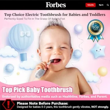 Dada-Tech Electric Toddler Toothbrush with LED Light