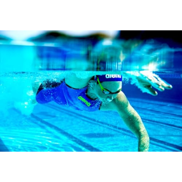 Arena Tracks Swim Goggles Non-Mirror Black Blue