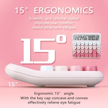 VEWINGL Mechanical Switch Calculator - Retro Design & Fun Colors