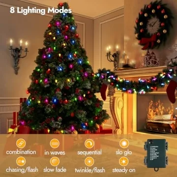 WBao C6 20ft Battery Operated Christmas Lights