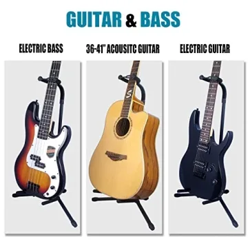 GLEAM Guitar Stand for Electric & Acoustic Guitars