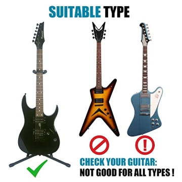 GLEAM Guitar Stand for Electric & Acoustic Guitars