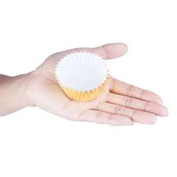 SUBANG 400 Pieces Foil Cupcake Liners Baking Cups Muffin Tins Treat Cups Foil Metallic Cupcake Liners for Weddings,Birthdays,Baby Showers,Silver Rose Gold Black and Gold