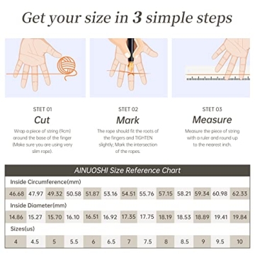 AINUOSHI Emerald Cut CZ Engagement Ring for Her