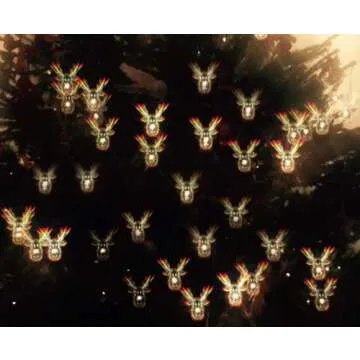 3D Christmas Glasses - 10 Pairs / 10 Turn Christmas Tree & Holiday Lights into Magical Images - Stocking Stuffers - Secret Santa - Office Parties - Fun for The Family