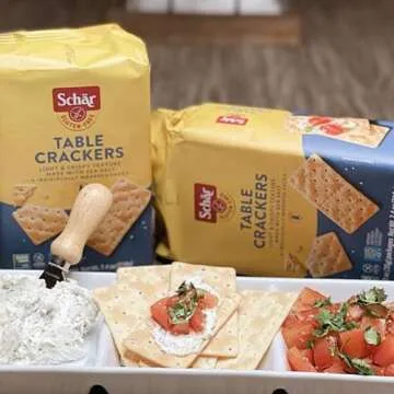 Schar Gluten Free Table Crackers - Tasty and Convenient