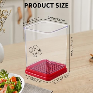 MEKOMY Cup Slicer for Quick and Safe Fruit Slicing