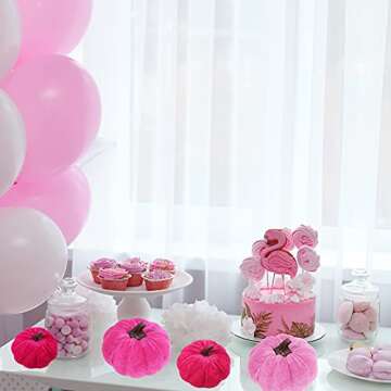 Faux Velvet Pumpkins Set for Fall Decor and Events