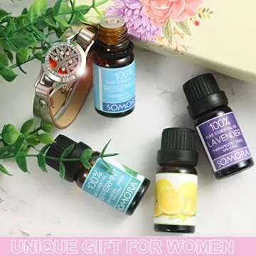 Aromatherapy Essential Oil Diffuser Bracelet Gift Set for Women