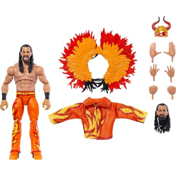Mattel WWE Ultimate Edition Seth Rollins Collectible Action Figure with Interchangeable Accessories