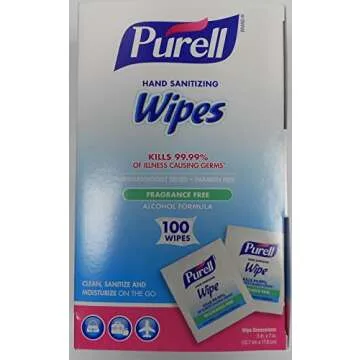 Purell Sanitizing Skin Wipes, Individual Packets, Alcohol Scent