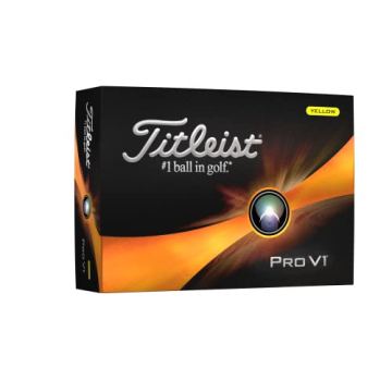 Titleist Pro V1 Golf Balls – Premium Performance Yellow