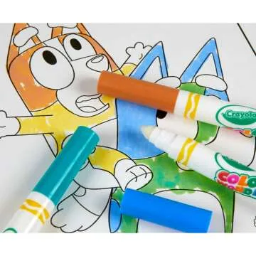Crayola Bluey Coloring Set for Toddlers - 18 Pages
