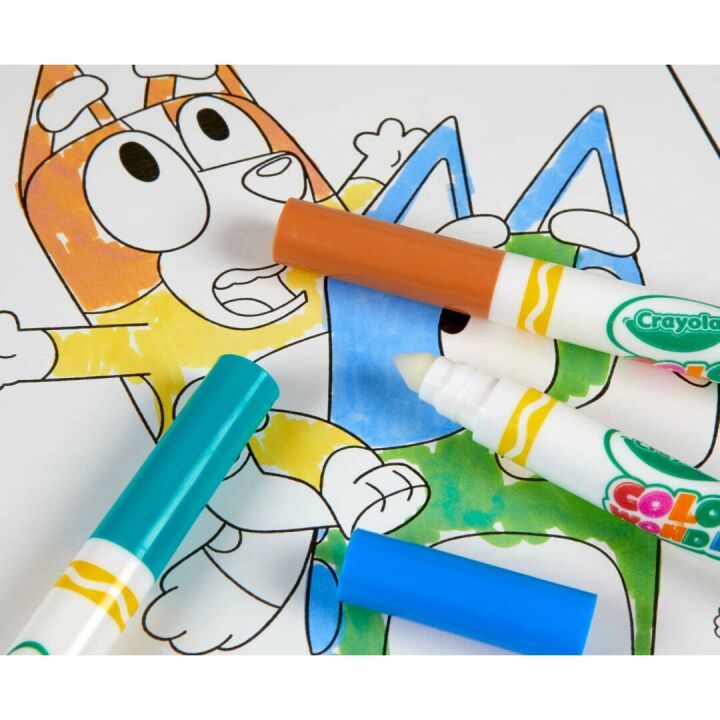 Crayola Bluey Coloring Set for Toddlers - 18 Pages