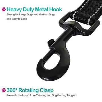 Short Dog Leash for Easy Urban Walks and Training Control