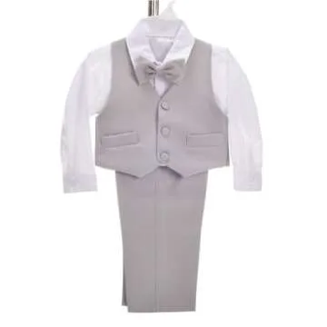 Toddler Boy Tuxedo Set 5 Pcs Suit for Special Events