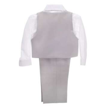 Toddler Boy Tuxedo Set 5 Pcs Suit for Special Events