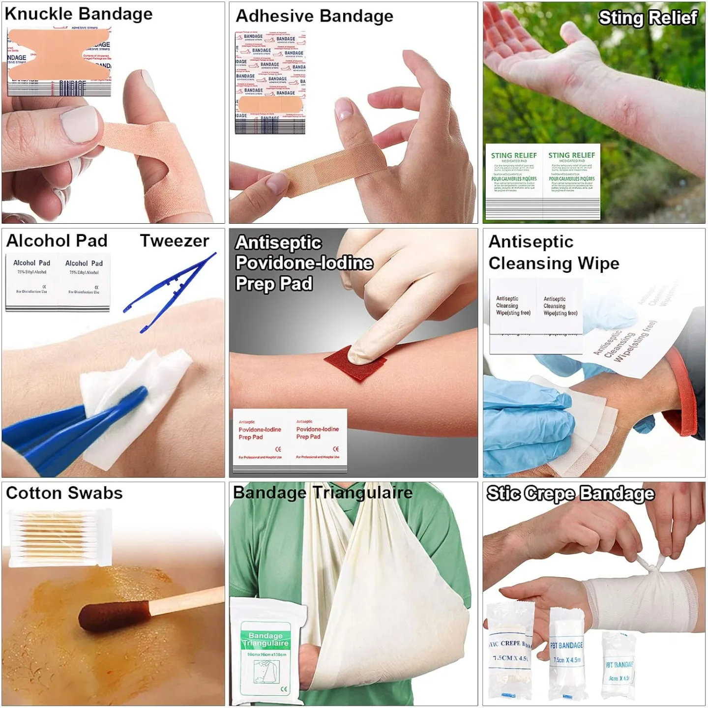 216 Pcs Survival First Aid Kits for Every Emergency