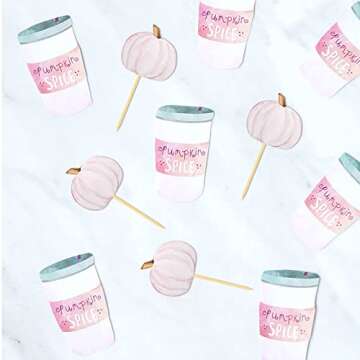 Little Pumpkin Cupcake Toppers, Thanksgiving Birthday Baby Shower Fall Theme Party Decorations Gende...