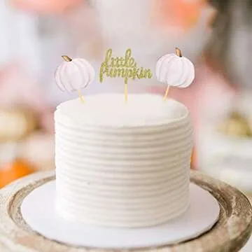Little Pumpkin Cupcake Toppers – Set of 24 for Fall Events