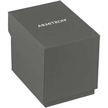 Armitron Women's 75/3313CHGP Oval Faceted Wall-to-Wall Genuine Crystal Gold-Tone Bracelet Watch