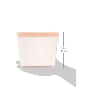 Eco-Friendly Zip Top Silicone Bags for Food Storage