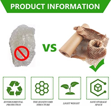 Eco-Friendly Honeycomb Packing Wrap for Shipping and Moving