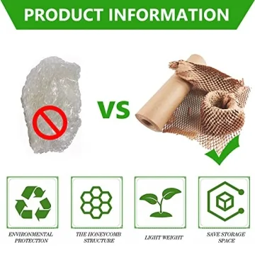 Eco-Friendly Honeycomb Packing Wrap for Shipping and Moving