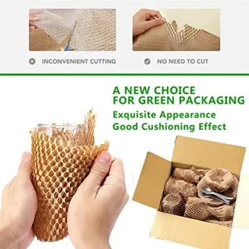 Eco-Friendly Honeycomb Packing Wrap for Shipping and Moving