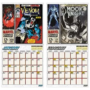 2024 Marvel Comics Wall Calendar for Fans and Collectors
